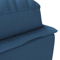 Thumbnail for Chaiselongue mit Kissen Blau Stoff