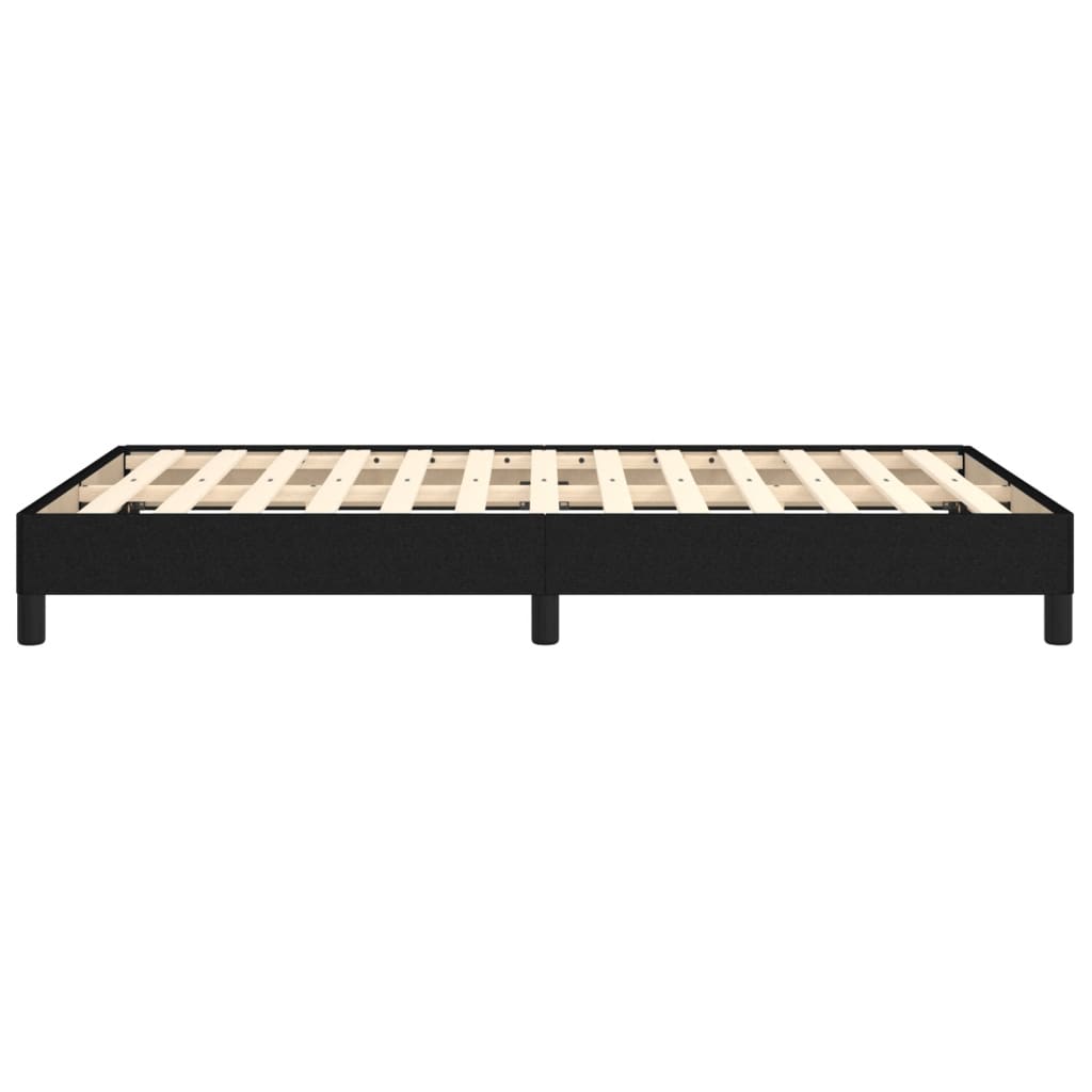 Bettgestell Schwarz 120x190 cm Stoff