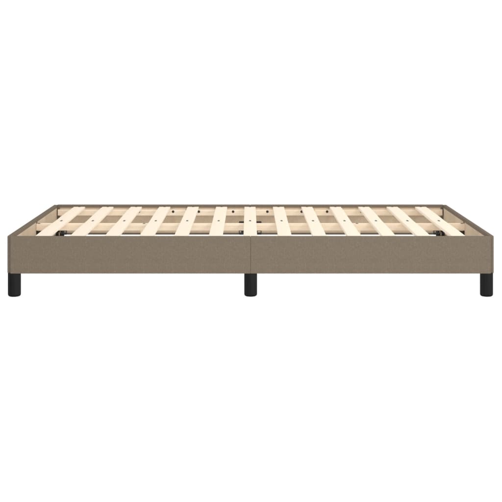 Bettgestell Taupe 120x190 cm Stoff