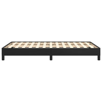 Thumbnail for Bettgestell Schwarz 120x190 cm Kunstleder