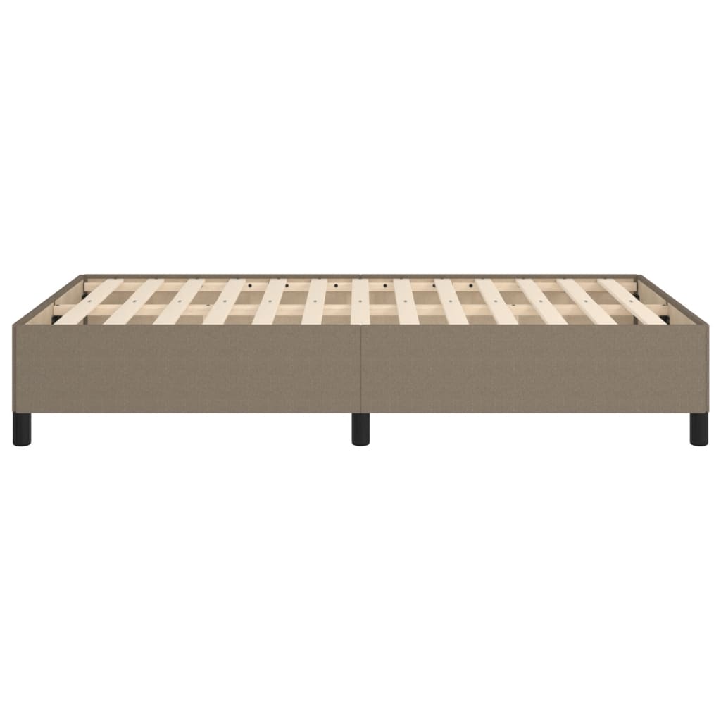 Bettgestell Taupe 120x190 cm Stoff
