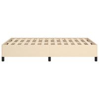 Thumbnail for Bettgestell Creme 120x190 cm Stoff