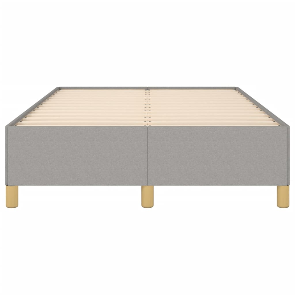 Bettgestell Hellgrau 120x190 cm Stoff