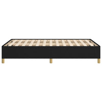Thumbnail for Bettgestell Schwarz 120x190 cm Stoff