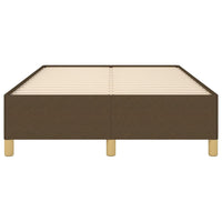 Thumbnail for Bettgestell Dunkelbraun 120x190 cm Stoff