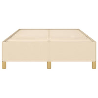 Thumbnail for Bettgestell Creme 120x190 cm Stoff