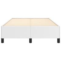 Thumbnail for Bettgestell Weiß 120x190 cm Kunstleder