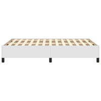 Thumbnail for Bettgestell Weiß 120x190 cm Kunstleder