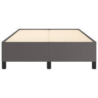 Thumbnail for Bettgestell Grau 120x190 cm Kunstleder