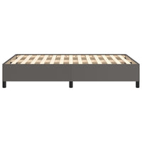 Thumbnail for Bettgestell Grau 120x190 cm Kunstleder