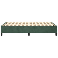 Thumbnail for Bettgestell Dunkelgrün 120x190 cm Samt