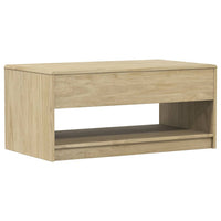Thumbnail for Couchtisch SAUDA Eiche-Optik 99x55x45 cm Massivholz Kiefer