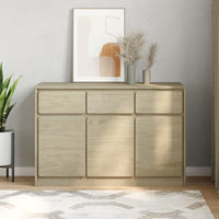 Thumbnail for Sideboard SAUDA Eiche-Optik 114x43x75,5 cm Kiefernholz