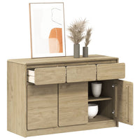 Thumbnail for Sideboard SAUDA Eiche-Optik 114x43x75,5 cm Kiefernholz