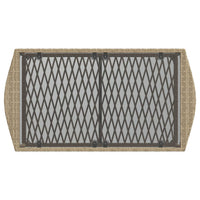 Thumbnail for 4-tlg. Garten-Sofagarnitur mit Kissen Beige Poly Rattan