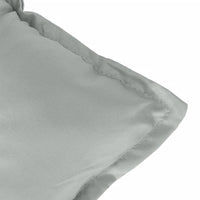 Thumbnail for Hochlehner-Auflagen 6 Stk. Melange Hellgrau 120x50x7 cm Stoff