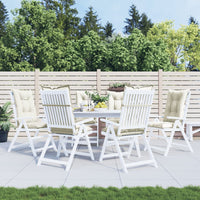 Thumbnail for Hochlehner-Auflagen 6 Stk. Melange Creme 120x50x7 cm Stoff