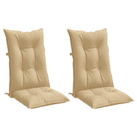 Thumbnail for Hochlehner-Auflagen 2 Stk. Melange Beige 120x50x7 cm Stoff
