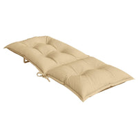 Thumbnail for Hochlehner-Auflagen 4 Stk. Melange Beige 120x50x7 cm Stoff