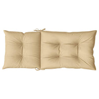 Thumbnail for Hochlehner-Auflagen 4 Stk. Melange Beige 120x50x7 cm Stoff