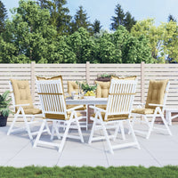 Thumbnail for Hochlehner-Auflagen 6 Stk. Melange Beige 120x50x7 cm Stoff