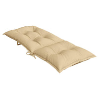 Thumbnail for Hochlehner-Auflagen 6 Stk. Melange Beige 120x50x7 cm Stoff
