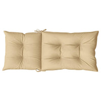 Thumbnail for Hochlehner-Auflagen 6 Stk. Melange Beige 120x50x7 cm Stoff