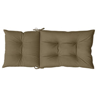 Thumbnail for Hochlehner-Auflagen 4 Stk. Melange Taupe 120x50x7 cm Stoff