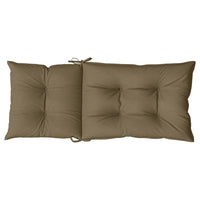 Thumbnail for Hochlehner-Auflagen 6 Stk. Melange Taupe 120x50x7 cm Stoff