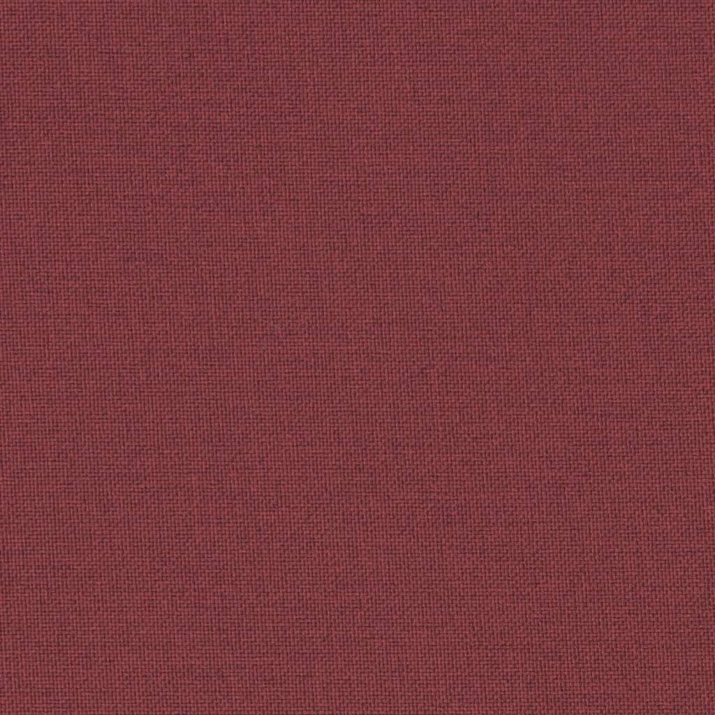 Hochlehner-Auflagen 4 Stk. Melange Weinrot 120x50x7 cm Stoff