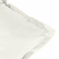 Thumbnail for Niedriglehner-Auflagen 6 Stk. Melange Creme 100x50x7 cm Stoff