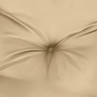 Thumbnail for Niedriglehner-Auflagen 2 Stk. Melange Beige 100x50x7 cm Stoff