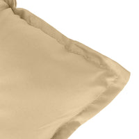 Thumbnail for Niedriglehner-Auflagen 4 Stk. Melange Beige 100x50x7 cm Stoff