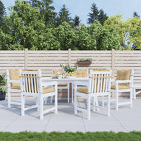 Thumbnail for Niedriglehner-Auflagen 6 Stk. Melange Beige 100x50x7 cm Stoff