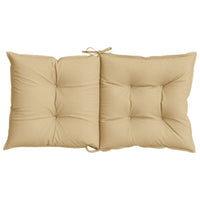 Thumbnail for Niedriglehner-Auflagen 6 Stk. Melange Beige 100x50x7 cm Stoff