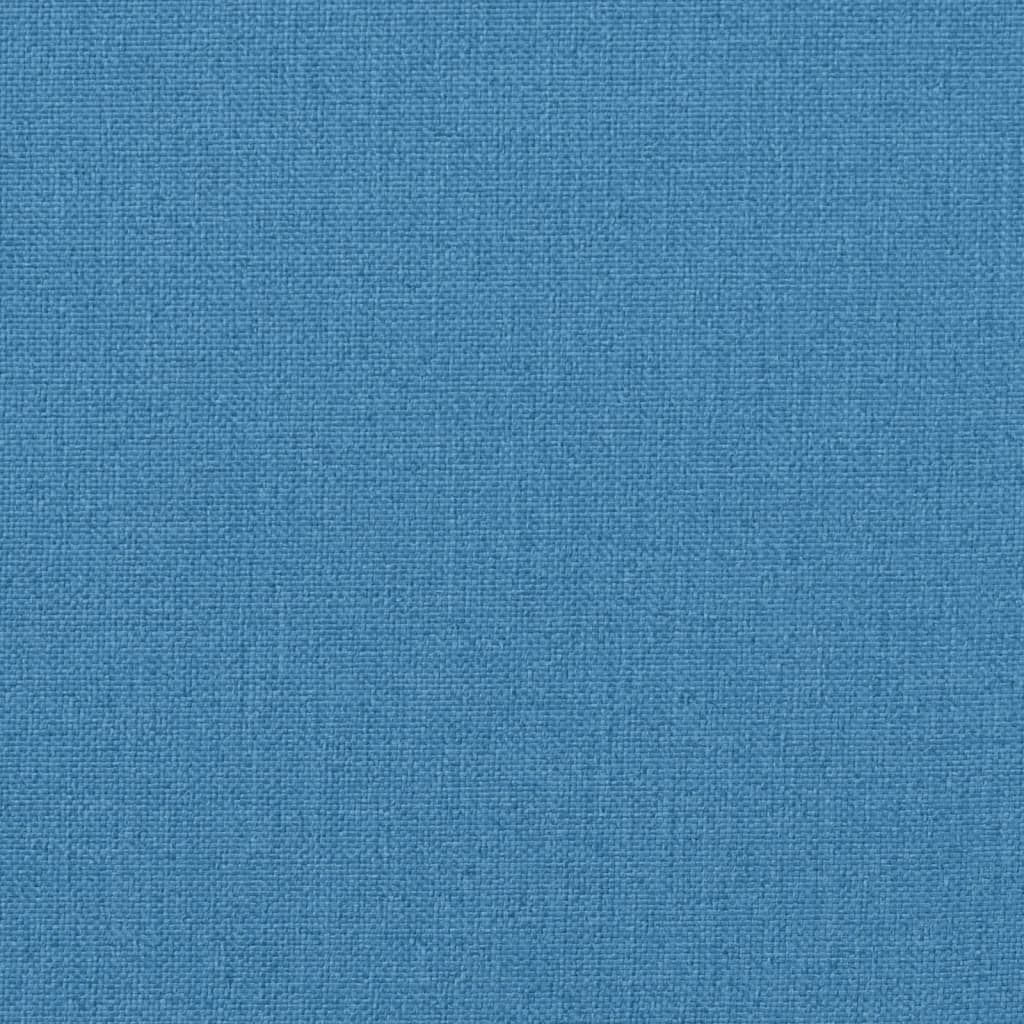Niedriglehner-Auflagen 2 Stk. Melange Blau 100x50x7 cm Stoff