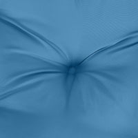 Thumbnail for Niedriglehner-Auflagen 4 Stk. Melange Blau 100x50x7 cm Stoff