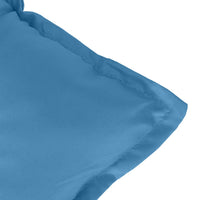 Thumbnail for Niedriglehner-Auflagen 4 Stk. Melange Blau 100x50x7 cm Stoff