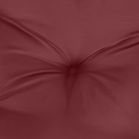 Thumbnail for Niedriglehner-Auflagen 4 Stk. Melange Weinrot 100x50x7 cm Stoff