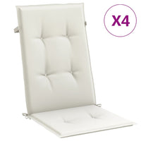 Thumbnail for Hochlehner-Auflagen 4 Stk. Melange Creme 120x50x4 cm Stoff