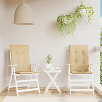 Thumbnail for Hochlehner-Auflagen 2 Stk. Melange Beige 120x50x4 cm Stoff
