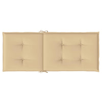 Thumbnail for Hochlehner-Auflagen 2 Stk. Melange Beige 120x50x4 cm Stoff