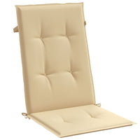 Thumbnail for Hochlehner-Auflagen 4 Stk. Melange Beige 120x50x4 cm Stoff