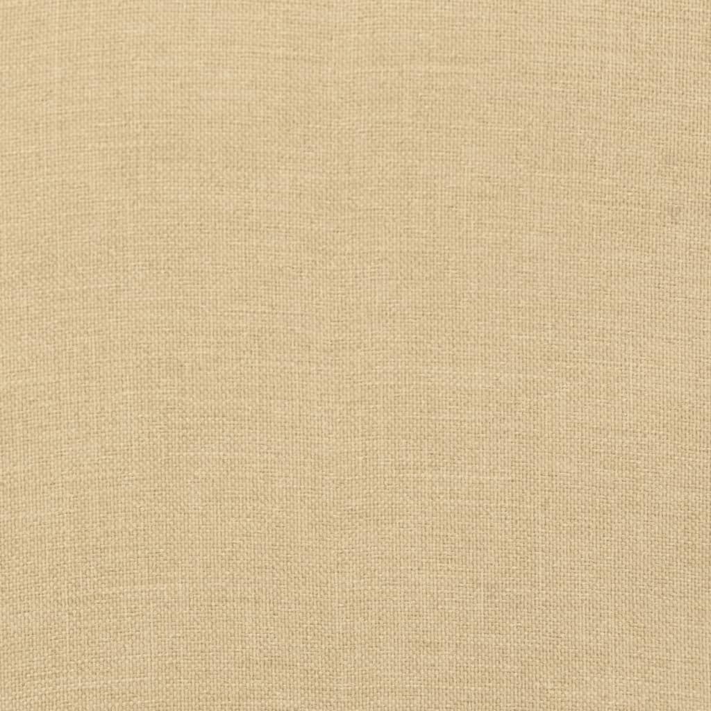 Hochlehner-Auflagen 4 Stk. Melange Beige 120x50x4 cm Stoff