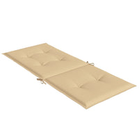 Thumbnail for Hochlehner-Auflagen 6 Stk. Melange Beige 120x50x4 cm Stoff