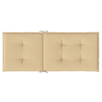 Thumbnail for Hochlehner-Auflagen 6 Stk. Melange Beige 120x50x4 cm Stoff