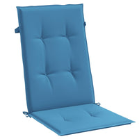Thumbnail for Hochlehner-Auflagen 2 Stk. Melange Blau 120x50x4 cm Stoff
