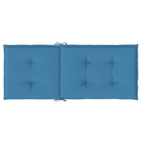 Thumbnail for Hochlehner-Auflagen 2 Stk. Melange Blau 120x50x4 cm Stoff