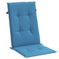 Thumbnail for Hochlehner-Auflagen 4 Stk. Melange Blau 120x50x4 cm Stoff
