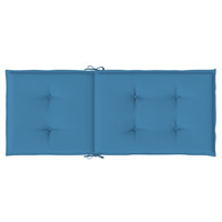 Thumbnail for Hochlehner-Auflagen 4 Stk. Melange Blau 120x50x4 cm Stoff
